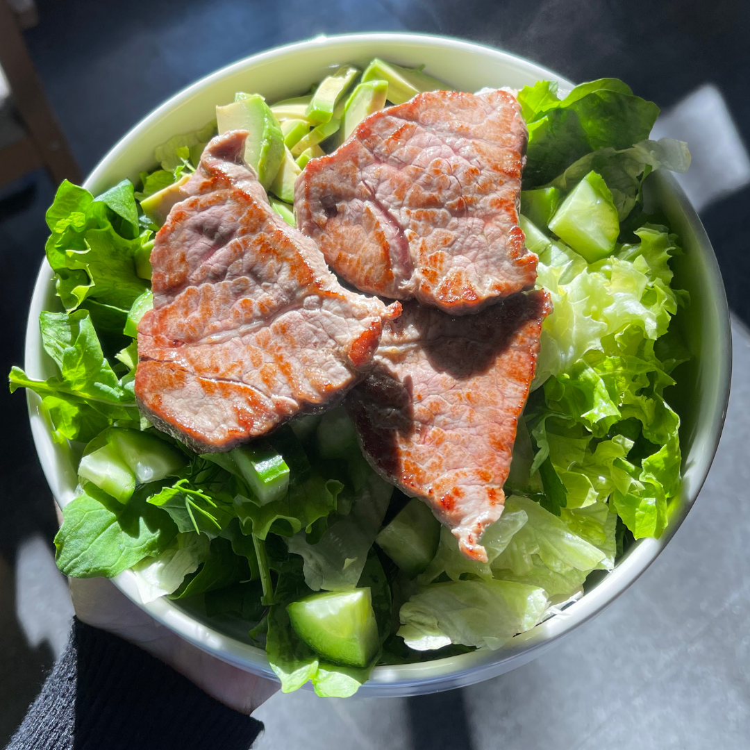 Steak Green Salad